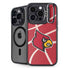 University of Louisville Red Basketball iPhone 15 Pro Kickstand Case